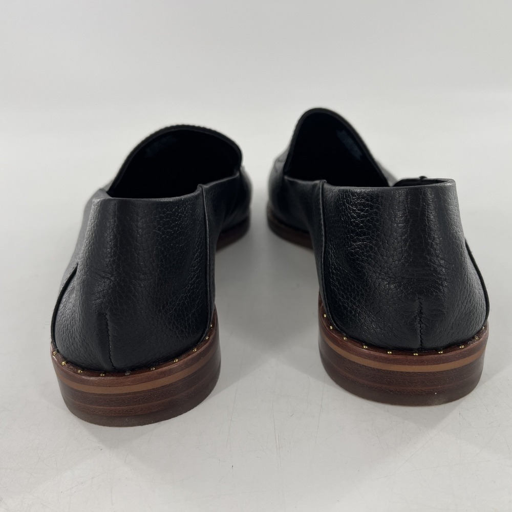 Vince Camuto Leather Womens Flat Shoe VC-Cretinian 8.5 Black Souffle Lux 39.5 - Picture 9 of 16